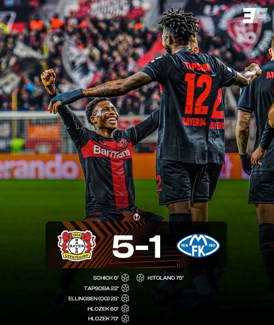 勒沃庫森全勝晉級!歐聯杯16強門票已拿下